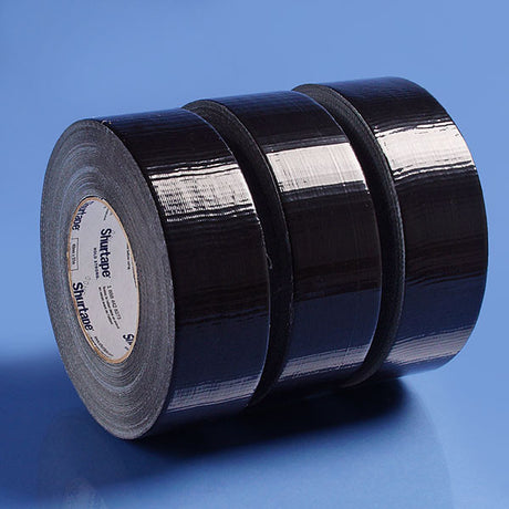 2 Pack Black Duct Tape 50 Metres Industrial Grade Waterproof UV Resistant Crafts Home Maintenance