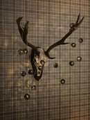 1 Set of Black 5cm Rattan Cane 20 Ball Battery Powered 3m String Lights Christmas Gift Home Wedding Party Bedroom Decoration Table Centrepiece