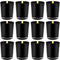 10 Pack Black Matt Tealight Candle Holder 6.5cm Festival Decor Wedding Propose Parties Holiday and Home Decor