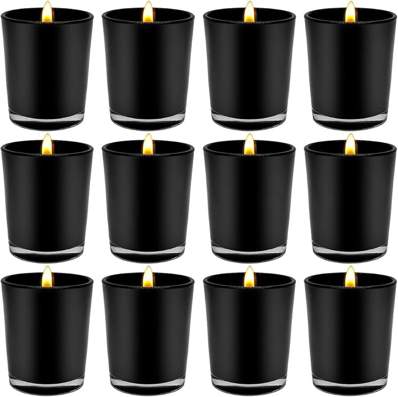 10 Pack Black Matt Tealight Candle Holder 6.5cm Festival Decor Wedding Propose Parties Holiday and Home Decor