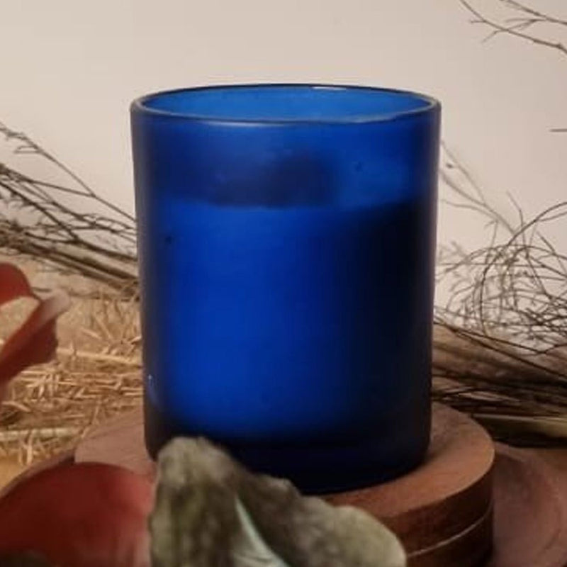 40 Pack Blue Frosted Glass Votive Tealight Candle Holders House Party Cenrepiece Xmas Wedding Decor Glass Candlestick Party Decorations Bridal Baby Shower Event