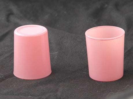 10 Pack Blush Pink Glass Votive Tealight Candle Holders House Party Cenrepiece Xmas Wedding Decor Glass Candlestick Party Decorations Bridal Valentines Event