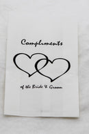 150 Pack Wedding Cake Bags Greaseproof Wax Paper Slice Take Home Favour Heart n Message