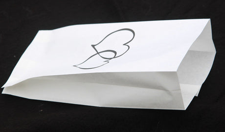 150 Pack Wedding Cake Bags Greaseproof Wax Paper Slice Take Home Favour Large Heart