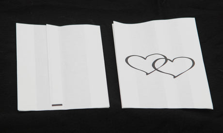 150 Pack Wedding Cake Bags Greaseproof Wax Paper Slice Take Home Favour Large Heart