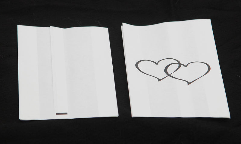 150 Pack Wedding Cake Bags Greaseproof Wax Paper Slice Take Home Favour Large Heart