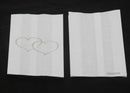 150 Pack Wedding Cake Bags Greaseproof Wax Paper Slice Take Home Favour Large Silver Heart