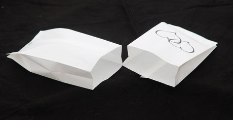 50 Pack Wedding Cake Bags Greaseproof Wax Paper Slice Take Home Favour Large Heart