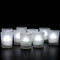 20 Pack Frosted White Glass Votive Candle Holders for Candle Making Kit Tealight Candles Cup Home Decoration