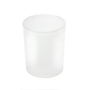 20 Pack Frosted White Glass Votive Candle Holders for Candle Making Kit Tealight Candles Cup Home Decoration