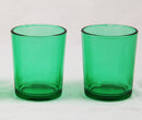 40 Bulk Pack Green Glass Votive Candle Holders Table Centreoieces  Xmas Wedding Anniversary Event Recption Party Function or Home Decor
