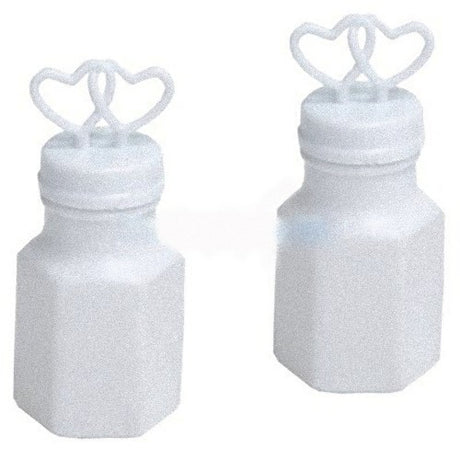 100 Pack Mini Wedding Heart Bubble Bottles send off wedding favors custom party favors