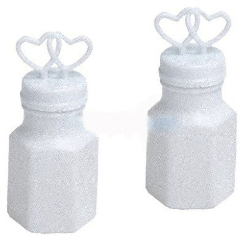 100 Pack Mini Wedding Heart Bubble Bottles send off wedding favors custom party favors