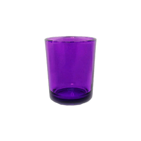 40 Pack Purple Glass Votive Tealight Candle Holders House Party Cenrepiece Xmas Wedding Decor Glass Candlestick Party Decorations Bridal Valentines Event