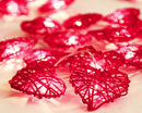 20 Red 3D Hollowed Rattan Heart-Shaped 3M String Fairy Lights, Battery (AA) Indoor & Outdoor Decorations Wedding Valentines Romantic Room Table Lighting