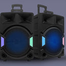 Majority PS500 - Bundled PA System 150w Bluetooth Karaoke-DJ-Party-PA System - Black