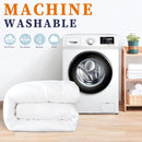 100% Premium Bamboo Microfiber Quilt - All Season Ultra Soft, Comfy, Machine Washable, Hypoallergenic & Breathable Duvet with Extra Plush Fabric - Luxurious Doona for Bedding - Double Size