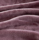 2-in-1 Teddy Sherpa Quilt Cover Set (Mauve, King)