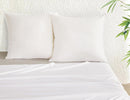 Bamboo Microfibre European Pillowcase x2 (one pair) - White