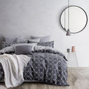 100% Cotton Manhattan Reversible Printed Quilt Cover Set - Super King Size