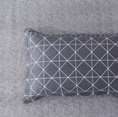 100% Cotton Manhattan Reversible Printed Quilt Cover Set - Super King Size