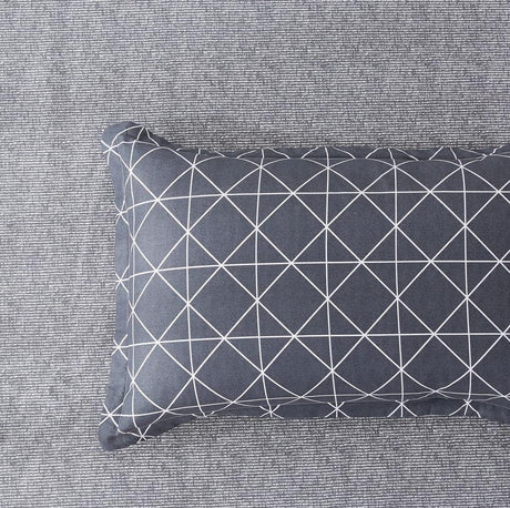 100% Cotton Manhattan Reversible Printed Quilt Cover Set - Super King Size