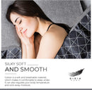 100% Cotton Manhattan Reversible Printed Quilt Cover Set - Super King Size