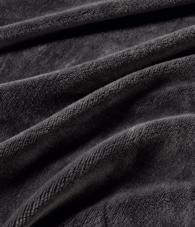 2-in-1 Teddy Sherpa Quilt Cover Set (Charcoal, Super King)