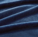 2-in-1 Teddy Sherpa Quilt Cover Set (Navy Blue, Super King)