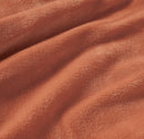 2-in-1 Teddy Sherpa Quilt Cover Set (Terracotta, Super King)