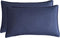 Bamboo Microfibre Standard Pillowcase x2 (one pair) - Navy
