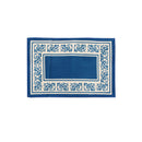 Newton Rubber Backed Non Slip Bath Mat 40 x 60cm Blue