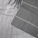 300TC Heidi Grey Reversible Cotton Quilt Cover Set Queen