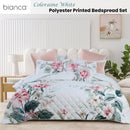 Bianca Coleraine White Floral Printed Bedspread Set Queen