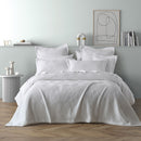 Bianca Cassiano White Polyester Jacquard Coverlet Set Queen/King