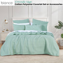 Bianca Cressida Sage Cotton Polyester Coverlet Set Queen/King