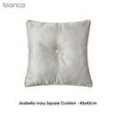 Bianca Arabella Ivory Square Cushion