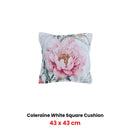 Bianca Coleraine White Coordinate Square Filled Cushion 43 x 43cm