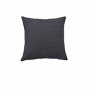 Bianca Kahlani Charcoal Waffle Square Filled Cushion 43 x 43cm
