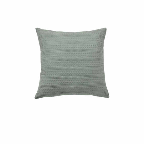 Bianca Kahlani Sage Waffle Square Filled Cushion 43 x 43cm