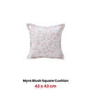 Bianca Myra Blush Coordinate Square Filled Cushion 43 x 43cm