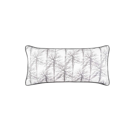 Bianca Myrtleford Grey Lumbar Oblong Filled Cushion 30 x 60cm