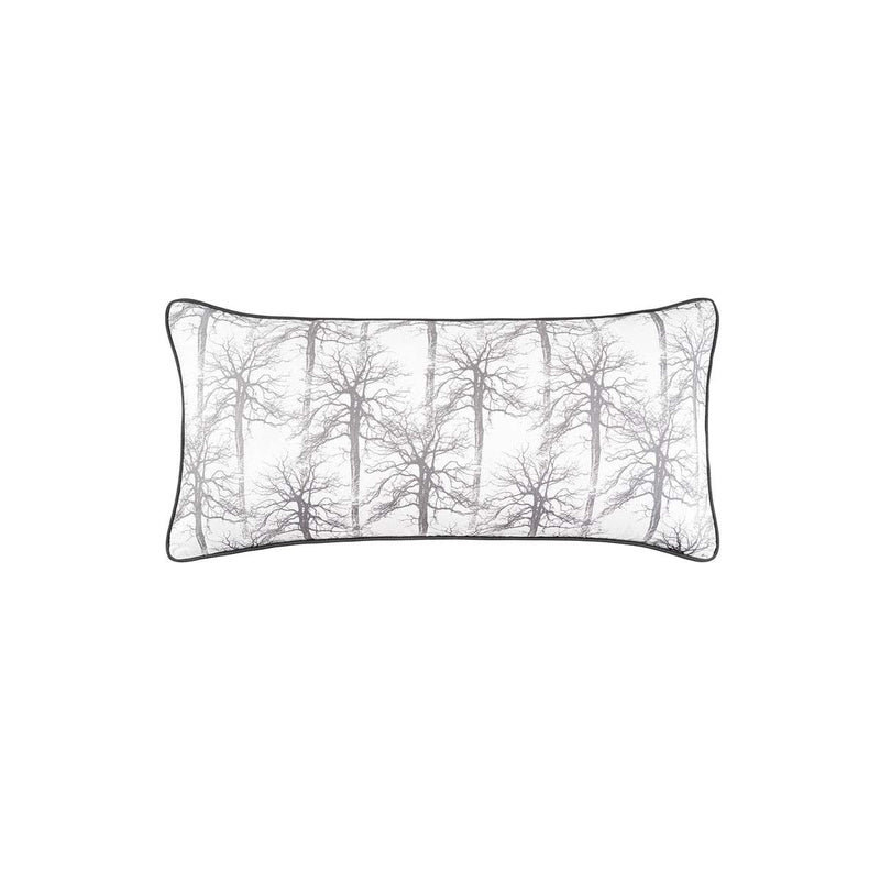 Bianca Myrtleford Grey Lumbar Oblong Filled Cushion 30 x 60cm