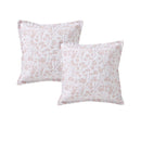 Bianca Pair of Myra Blush European Pillowcases 65 x 65cm