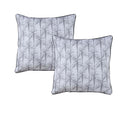 Bianca Pair of Myrtleford Grey European Pillowcases 65 x 65cm