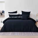 Bianca Burleigh Ink Jacquard Quilt Cover Set Queen