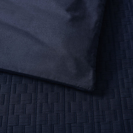 Bianca Burleigh Ink Jacquard Quilt Cover Set Queen