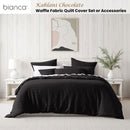 Bianca Kahlani Chocolate Waffle Quilt Cover Set Double