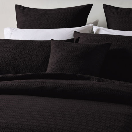 Bianca Kahlani Chocolate Waffle Quilt Cover Set Single