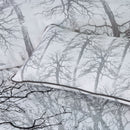 Bianca Myrtleford Grey Cotton Sateen Quilt Cover Set King